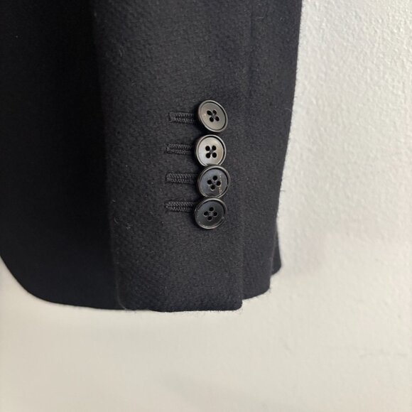 $3500 Ermenegildo Zegna Harry Rosen Black Blazer/ Sport Coat - 40 - Picture 4 of 13